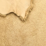 Merino Tan : 10mm Curly Wool 5x Piece Bundle with Nappalan Reverse (Ref-gh.eol) Bundle 701