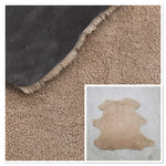 Merino Teddy : 12mm Curly Wool 4x Piece Bundle with Suede Reverse (Ref-gh.eol) Bundle 703