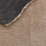 Merino Teddy : 12mm Curly Wool 4x Piece Bundle with Suede Reverse (Ref-gh.eol) Bundle 703