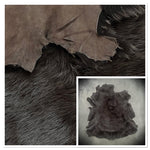 Toscana Grey-Brown : 4x Piece B-Grade Shearling Bundle With Suede Reverse (Ref-gh.eol) Bundle 704