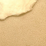 UK Sheepskin Tan :14mm Curly Wool 5x Piece Bundle with Suede Reverse (Ref-gh.eol) Bundle 705