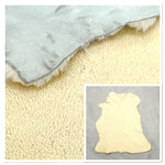 Large Sheepskin Cream : 3x Piece Curly Sheepskin Bundle with Suede Reverse (Ref-gh.eol) Bundle 706