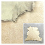 Ironed Sheepskin Cream :12mm, 8x Piece Bundle with Suede Reverse (Ref-gh.eol) Bundle 708