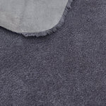 Merino Charcoal : 12mm Curly Wool 6x Piece Bundle with Suede Reverse (Ref-gh.eol) Bundle 711