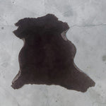 UK Sheepskin Brown :14mm Curly Wool 4x Piece Bundle with Suede Reverse (Ref-gh.eol) Bundle 713