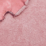 Small Merino Pink : 10mm Curly Wool 3x Piece Sheepskin Bundle with Suede Reverse (Bundle 714)