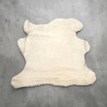Curly Merino Cream : 12mm 4x Piece Sheepskin Bundle with Suede Reverse (Ref-gh.eol) Bundle 717