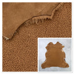 Large Curly Cognac Sheepskin : 9x Piece Shearling Bundle With Suede Reverse (Ref-gh.eol) Bundle 720