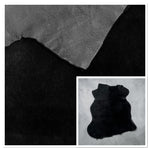 Black Merino : 10mm 9x Piece Ironed Wool Sheepskin With Nappalan Reverse (Ref-gh.eol) Bundle 721