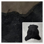 UK Sheepskin Black :14mm Curly Wool 6x Piece Bundle with Suede Reverse (Ref-gh.eol) Bundle 728