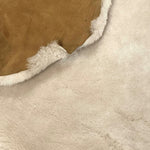 Cream Large Ironed Sheepskin : 4x Piece Shearling Bundle With Suede Reverse (Ref-gh.eol) Bundle 736