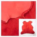 Red Merino : 10mm 5x Piece Ironed Wool Sheepskin With Nappalan Reverse (Ref-gh.eol) Bundle 737