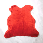 Red Merino : 10mm 5x Piece Ironed Wool Sheepskin With Nappalan Reverse (Ref-gh.eol) Bundle 737