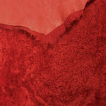 Red Merino : 10mm 4x Piece Curly Wool Sheepskin With Nappalan Reverse (Ref-gh.eol) Bundle 738
