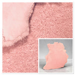 Small Merino Pink : 10mm Curly Wool B-Grade 19x Piece Sheepskin Bundle with Suede Reverse (Ref-gh.eol) Bundle 743