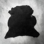 Merino Black : 12mm Curly Wool 3x Piece Bundle with Suede Reverse (Ref-gh.eol) Bundle 746