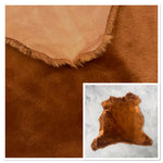 Cognac Merino : 10mm 6x Piece Ironed Wool Sheepskin With Suede Reverse (Ref-gh.eol) Bundle 753
