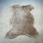 Aviator Sheepskin Taupe :15mm Ironed Wool 5x Piece Bundle with Distressed Nappalan Reverse (Ref-gh.eol) Bundle 754