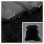 UK Sheepskin Black :14mm Curly Wool x5 Piece Bundle with Nappalan Reverse (Ref-gh.eol) Bundle 757