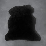 UK Sheepskin Black :14mm Curly Wool x5 Piece Bundle with Nappalan Reverse (Ref-gh.eol) Bundle 757
