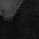 Merino Black : 14mm Curly Wool 8x Piece Bundle with Suede Reverse (Ref-gh.eol) Bundle 758