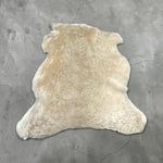 Merino Cream : 12mm Ironed Wool 6x Piece Bundle with Distressed Nappalan Reverse (Ref-gh.eol) Bundle 761