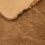 Brown Curly Sheepskin : 5x Piece Shearling Bundle With Lightly Sprayed Nappalan Reverse (Ref-gh.eol) Bundle 765