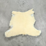 UK Sheepskin Cream :14mm Curly Wool x4 Piece Bundle with Suede Reverse (Ref-gh.eol) Bundle 769