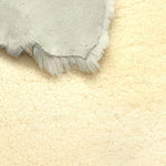 UK Sheepskin Cream :14mm Curly Wool x4 Piece Bundle with Suede Reverse (Ref-gh.eol) Bundle 769