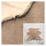 UK Sheepskin Clay :14mm Curly Wool x12 Piece Bundle with Suede Reverse (Ref-gh.eol) Bundle 771