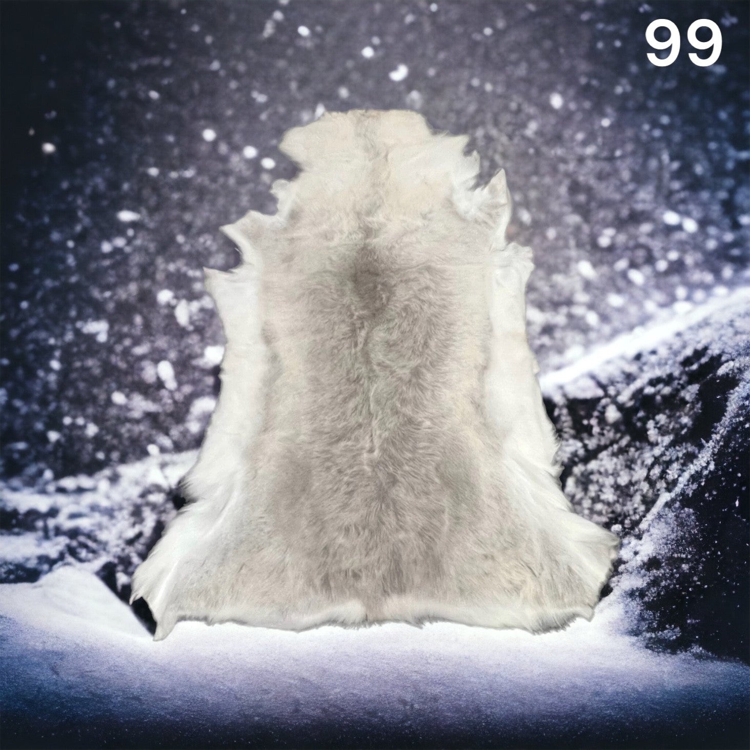 Natural Reindeer Hide (99) : Sourced From Northern Scandinavia