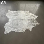 Hair-On Hide Acid Silver : 1.5mm (Ref-gh.eol) A5