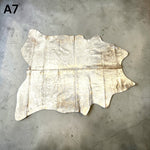 Hair-On Hide Acid Gold : 1.5mm (Ref-gh.eol) A7