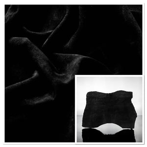 Black, Lightweight Split Suede : (0.8-1.0mm 2oz) 15