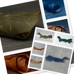 "ARNO" Vegetable Tanned Oil Dressed Pull-up Leather Bellies (1.0-1.5mm)