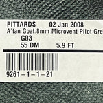 A'tan .8mm Microvent Pilot-Grey : Printed Goat Leather (Ex Pittards Stock) A'tanGoat.8mm MicroventPilotGreyB