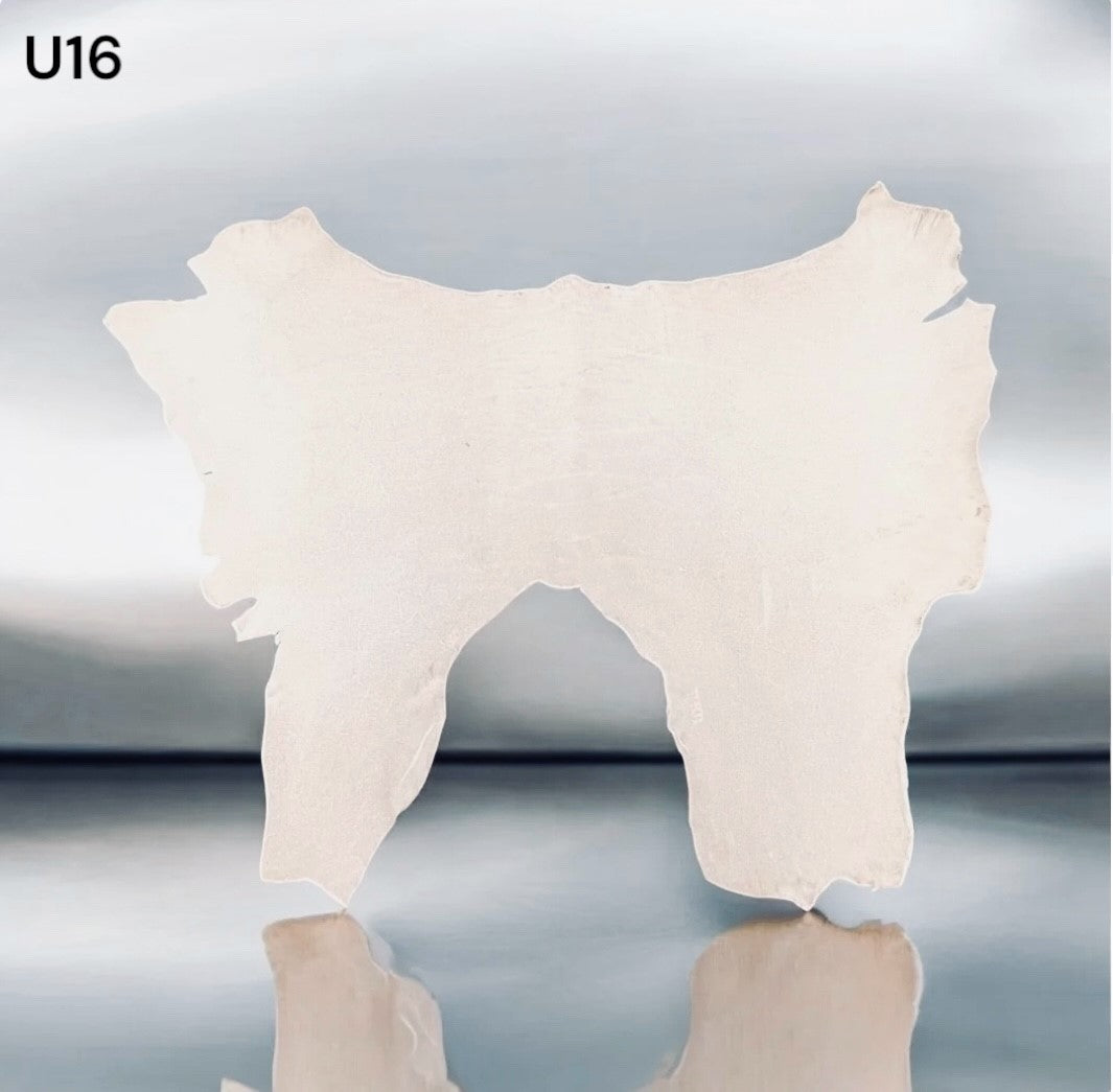 Veg-Tanned Back Splits : Natural 1.5-2.0mm or 2.5-3.0mm, PLEASE READ PRODUCT DESCRIPTION.