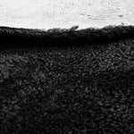 Upholstery Sheepskin Black, Curly Wool Shearling : (30mm) 10