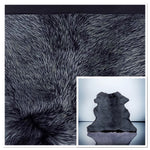 Black Brisa Toscana : Two Tone European Straight Wool Sheepskin (Brisa) 4 Discontinued