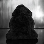 Black Sheepskin Rugs: Premium Quality Sheepskin Rugs for any Room (65cm x 95cm)