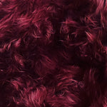 Blood-Red Sheepskin Rugs: Premium Quality Sheepskin Rugs for any Room (65cm x 95cm)