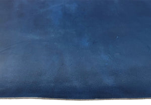Blue, Vegetable Tanned Buffalo Leather With Slight Pull-up : (3.5-4.0mm 9-10 oz) 10