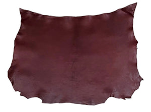 Cheverette Bordeaux Dyed Through : Soft Vegetable Tanned Double Shoulder (2.0-2.2mm 5oz) 15