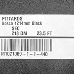 Bosco Black : Soft Leather Cow Side with Smooth Finish, 1.2-1.4mm (Ex Pittards Stock)