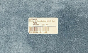 Stirling Pebble British-Blue Automotive Pebble Grain Leather Cow Hide : 1.1-1.3mm (Ex Pittards Stock)