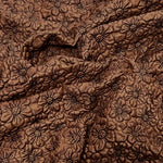 Bronze Flower Washed Crinkle Pigskin Leather 0.6-0.8mm (Ref-gh.eol)