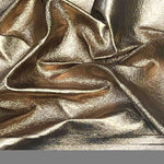 Bronzed-Gold, Metallic Foiled Leather Pig Skin : 0.5-0.6mm 1.5oz (Ref-gh.eol)