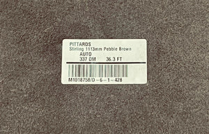 Stirling Pebble Brown Automotive Pebble Grain Leather Cow Hide : 1.1-1.3mm (Ex Pittards Stock)