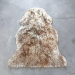Brown-Brisa Sheepskin Rugs: Premium Quality Sheepskin Rugs for any Room (65cm x 95cm)