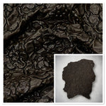 Brown Flower Washed Crinkle Pigskin Leather 0.6-0.8mm (Ref-gh.eol)